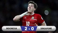Kết quả Indonesia 2-0 Singapore: Cầu thủ nhập tịch lập công, Indonesia đánh bại Singapore